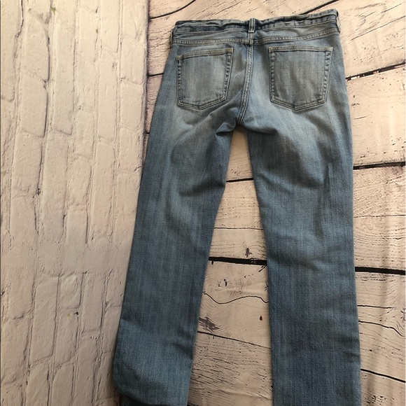 J. Crew Matchstick Medium Wash Raw Hem Jeans - Picture 3 of 5